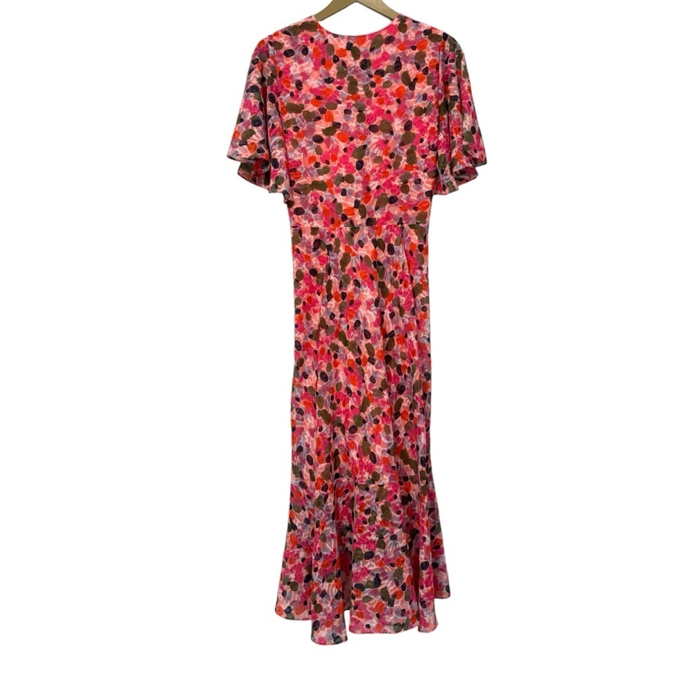 Tanya Taylor Blair’s Pink Floral Midi Dress Size 6 Party Formal Travel Vacation - Picture 3 of 8